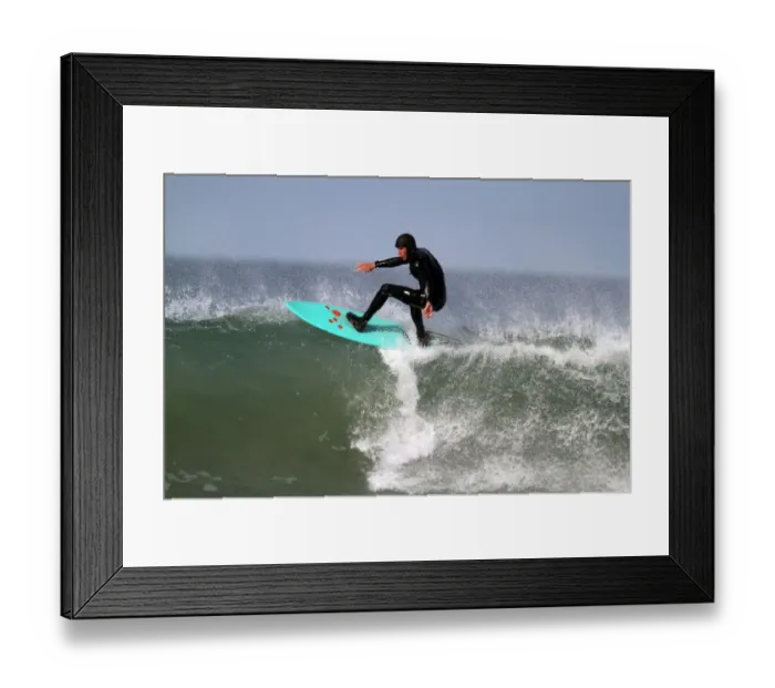 Framed Print : Local Surfers Framed Print : Local Surfers