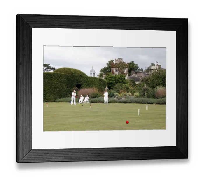 Framed Print : Lawn Croquet Framed Print : Lawn Croquet