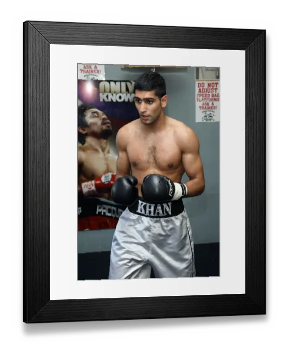 Framed Print : Amir Khan Boxer Date: 30 November 2010