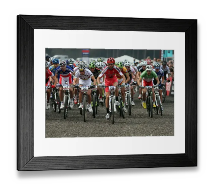 Framed Print : Start Of Elite Mens Race Framed Print : Start Of Elite Mens Race