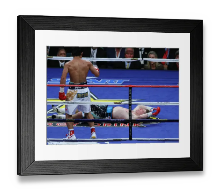 Framed Print : Manny Pacquiao, Ricky Hatton Framed Print : Manny Pacquiao, Ricky Hatton