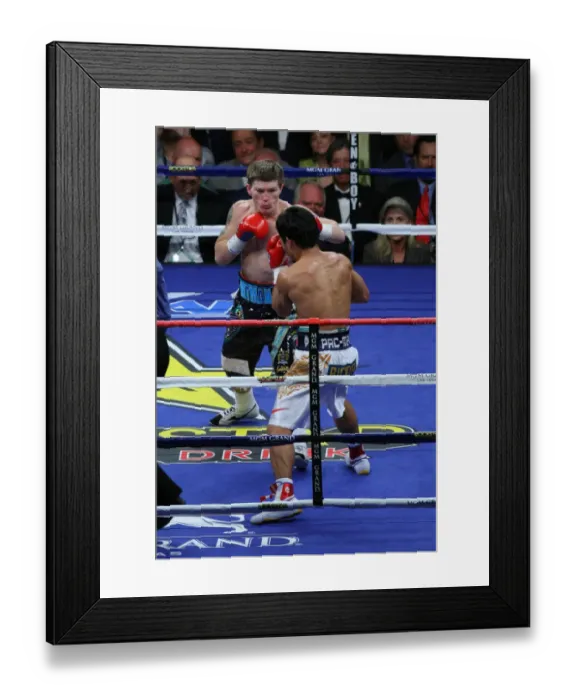 Framed Print : Manny Pacquiao, Ricky Hatton Framed Print : Manny Pacquiao, Ricky Hatton