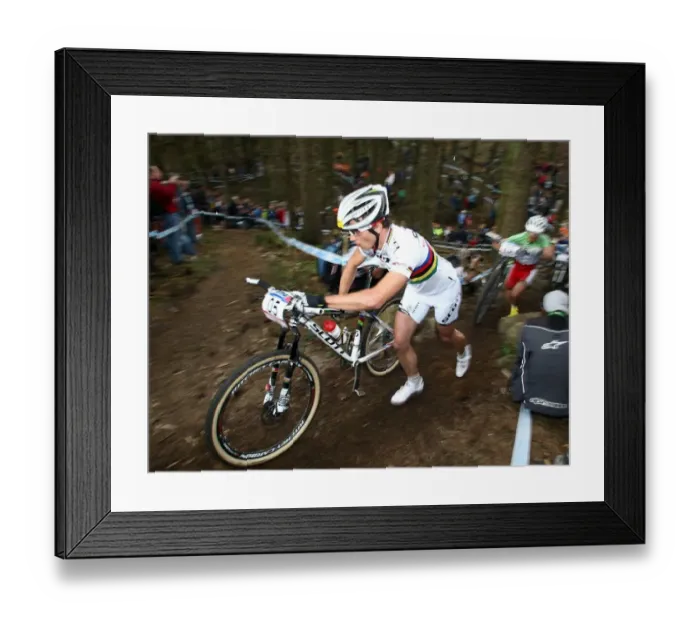 Framed Print : Nino Schurter