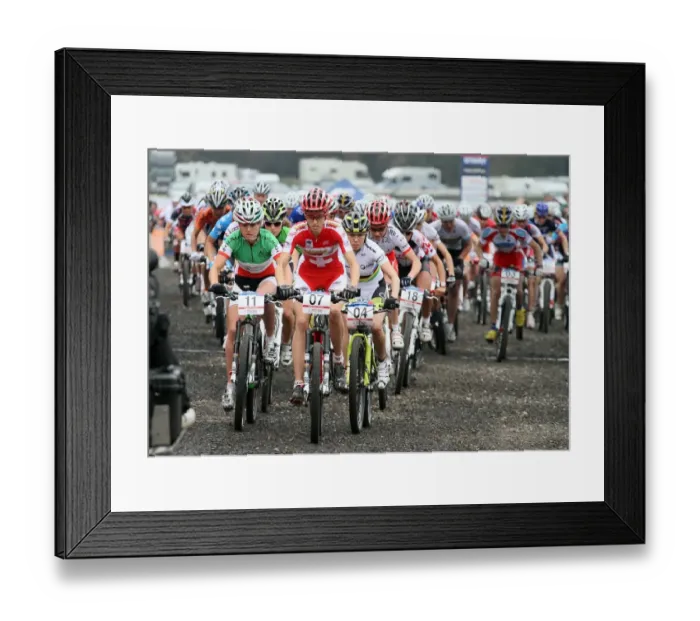 Framed Print : Start Of Womens Elite Framed Print : Start Of Womens Elite