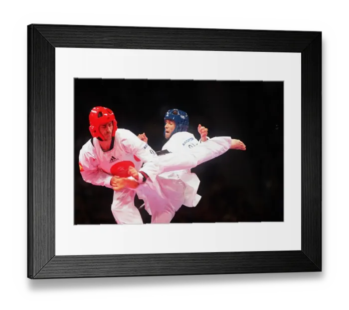 Framed Print : Olympic Kickboxing Framed Print : Olympic Kickboxing
