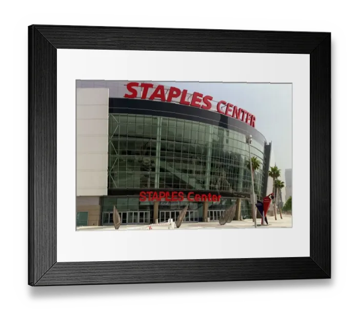 Framed Print : Staples Center Sports Arena