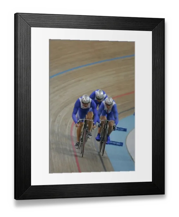 Framed Print : Jason Queally, Chris Hoy & Jamie Staff Framed Print : Jason Queally, Chris Hoy & Jamie Staff