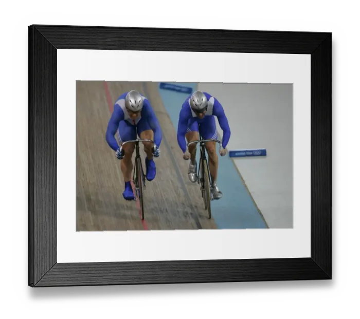 Framed Print : Jason Queally & Chris Hoy