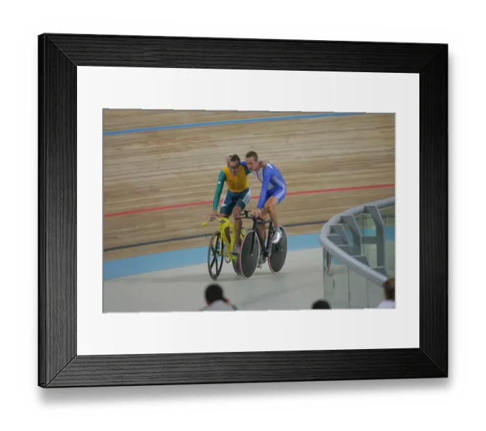 Framed Print : Bradley Wiggins & Brad Mcgee Framed Print : Bradley Wiggins & Brad Mcgee