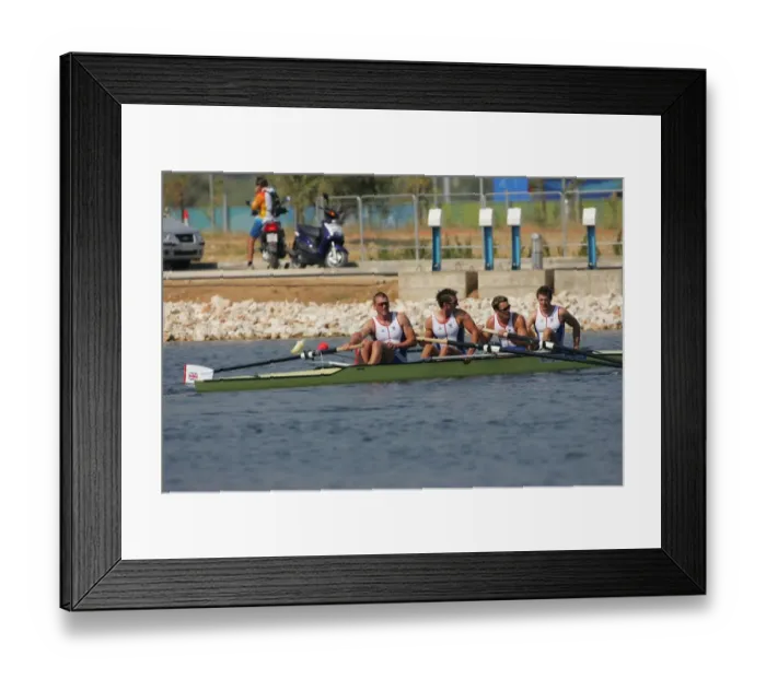 Framed Print : Matthew Pinsent, Ed Goode, James Cracknell & Steve Willi Framed Print : Matthew Pinsent, Ed Goode, James Cracknell & Steve Willi