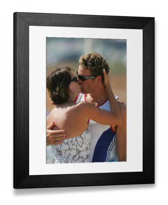Framed Print : James Cracknell & Wife Framed Print : James Cracknell & Wife