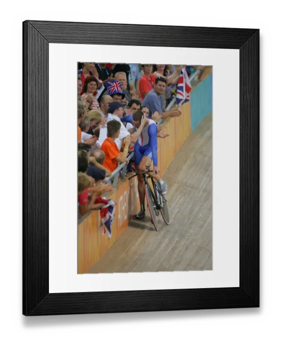 Framed Print : Bradley Wiggins & Father Framed Print : Bradley Wiggins & Father