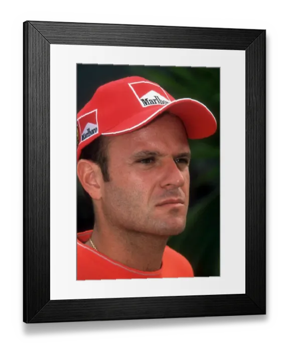 Framed Print : Rubens Barrichello Framed Print : Rubens Barrichello
