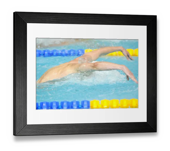 Framed Print : Swimmer Doing Butterfly Framed Print : Swimmer Doing Butterfly