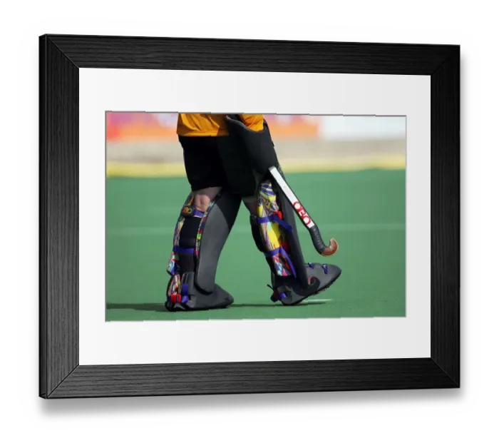 Framed Print : Hockey Goalkeeper Framed Print : Hockey Goalkeeper