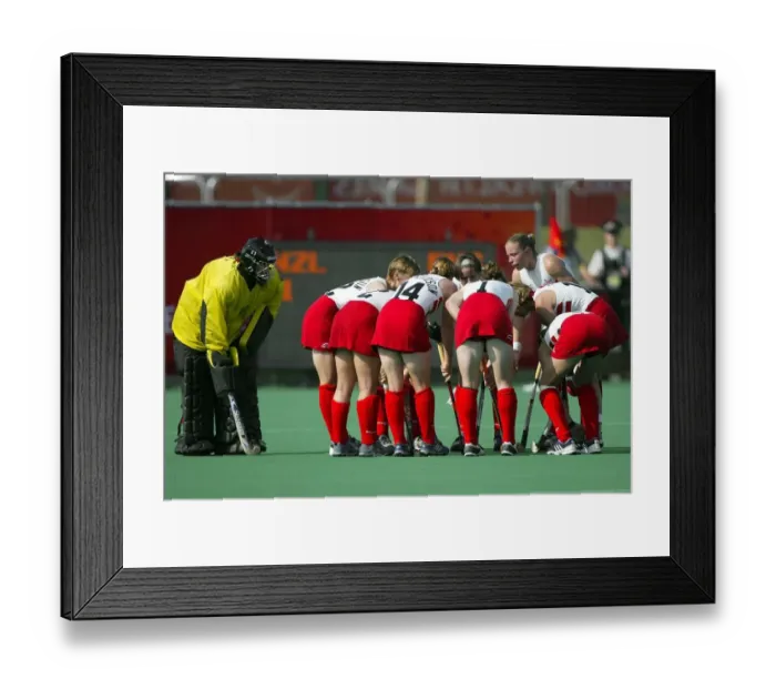 Framed Print : England Ladies Hockey Team