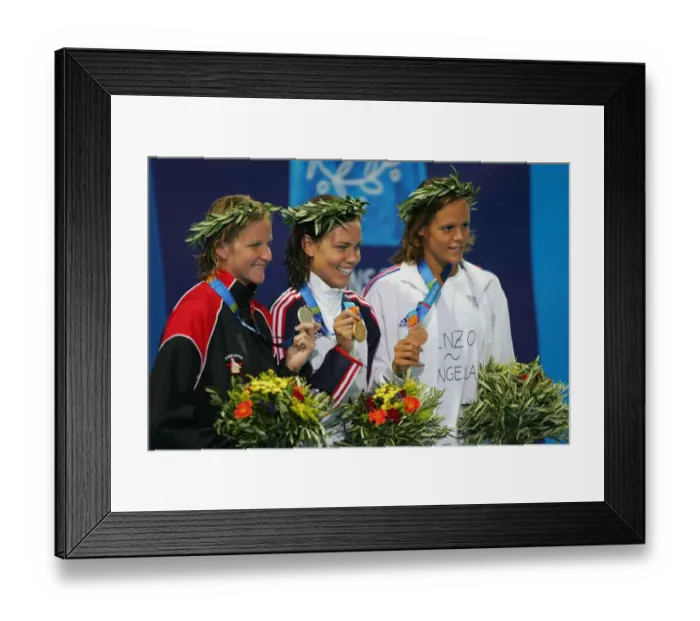 Framed Print : Natalie Coughlin, Kirsty Coventry & Laure Manaudou Natal Framed Print : Natalie Coughlin, Kirsty Coventry & Laure Manaudou Natal