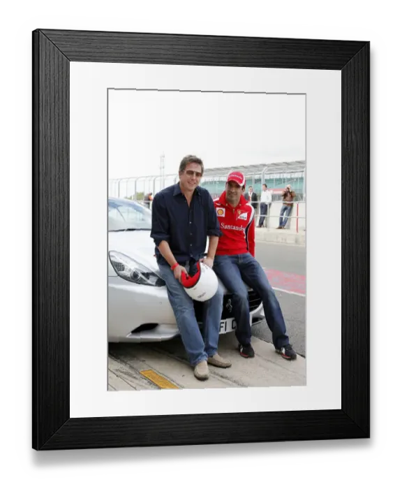 Framed Print : Hugh Grant & Marc Gene Framed Print : Hugh Grant & Marc Gene