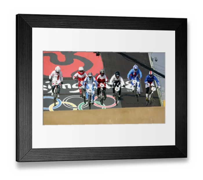 Framed Print : Womens Bmx Framed Print : Womens Bmx
