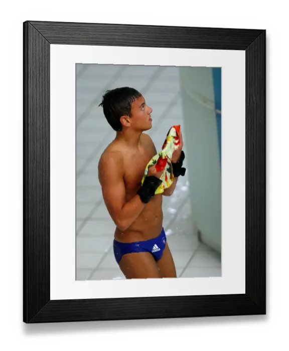 Framed Print : Tom Daily Great Britain Mens 10m Platform Preliminary Olympic Stadium Framed Print : Tom Daily Great Britain Mens 10m Platform Preliminary Olympic Stadium