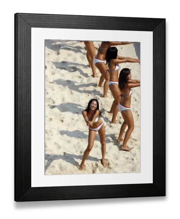 Framed Print : Cheer Leaders Framed Print : Cheer Leaders