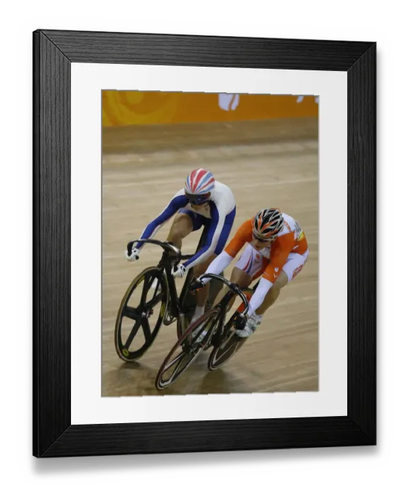 Framed Print : Victoria Pendleton & Willy Kanis Framed Print : Victoria Pendleton & Willy Kanis