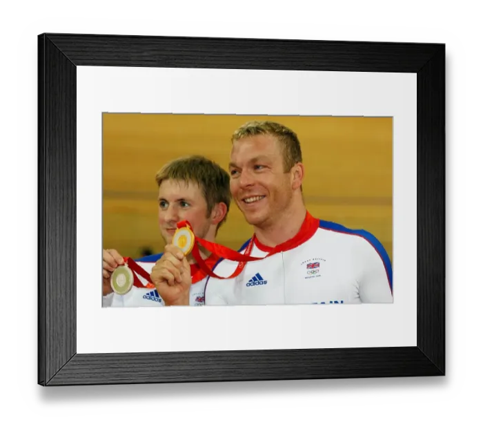 Framed Print : Jason Kenny & Chris Hoy Framed Print : Jason Kenny & Chris Hoy