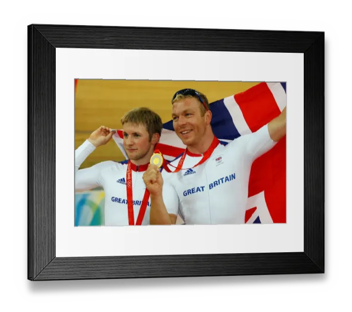 Framed Print : Jason Kenny & Chris Hoy Framed Print : Jason Kenny & Chris Hoy
