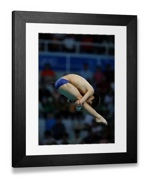 Framed Print : Liang Huo China Mens 10m Platform Preliminary Olympic Stadium Framed Print : Liang Huo China Mens 10m Platform Preliminary Olympic Stadium