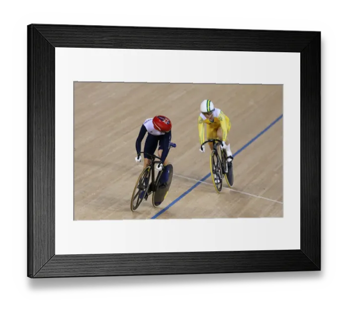 Framed Print : Anna Meares & Victoria Pendleton