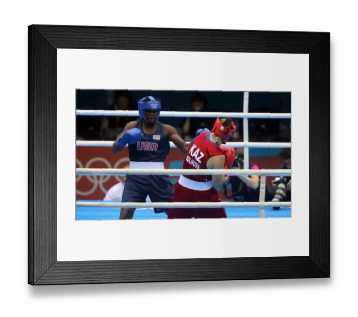 Framed Print : Marina Volnova V Claressa Shields Framed Print : Marina Volnova V Claressa Shields