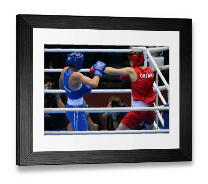 Framed Print : Jinzi Li V Nadezda Torlopova