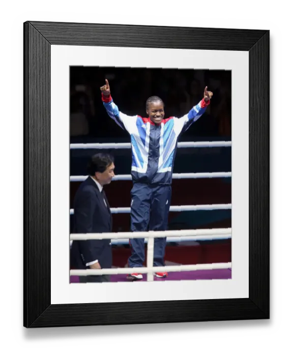 Framed Print : Nicola Adams Takes Gold Framed Print : Nicola Adams Takes Gold