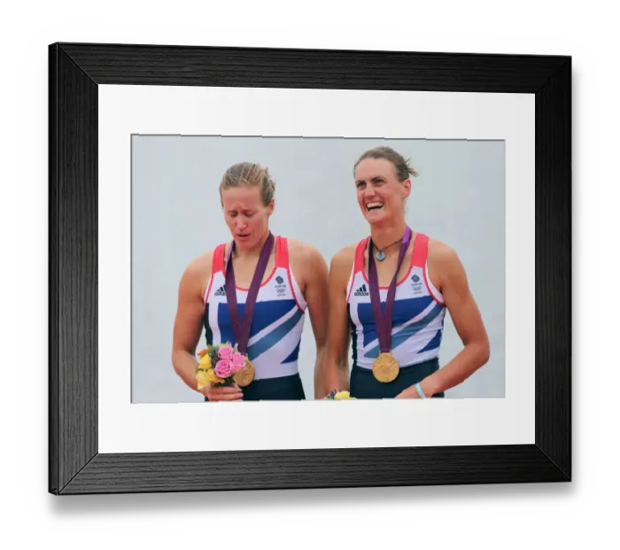 Framed Print : Helen Glover & Heather Stanning