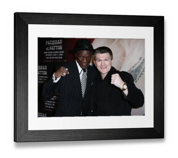 Framed Print : Floyd Mayweather Sr, Ricky Hatton Framed Print : Floyd Mayweather Sr, Ricky Hatton