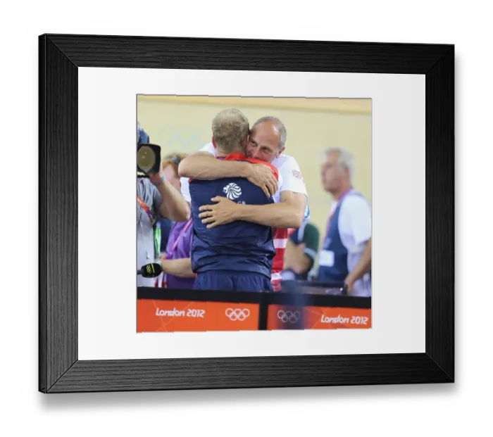 Framed Print : Chris Hoy & Steve Redgrave Framed Print : Chris Hoy & Steve Redgrave