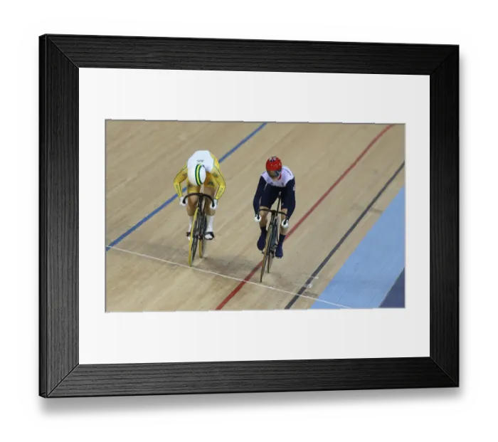 Framed Print : Anna Meares Takes Gold Framed Print : Anna Meares Takes Gold