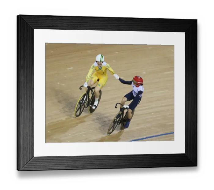 Framed Print : Anna Meares & Victoria Pendleton Framed Print : Anna Meares & Victoria Pendleton