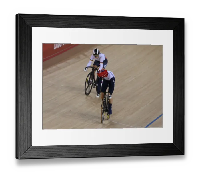 Framed Print : Kristina Vogel & Victoria Pendleton