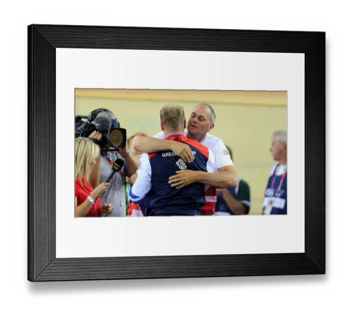 Framed Print : Chris Hoy & Steve Redgrave Framed Print : Chris Hoy & Steve Redgrave