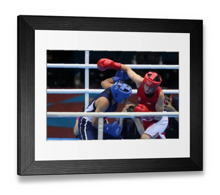 Framed Print : Katie Taylor V Mavzuna Chorieva Framed Print : Katie Taylor V Mavzuna Chorieva