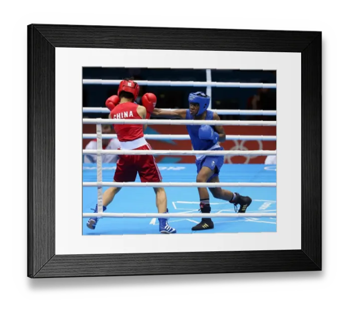 Framed Print : Nicola Adams & Cancan Ren