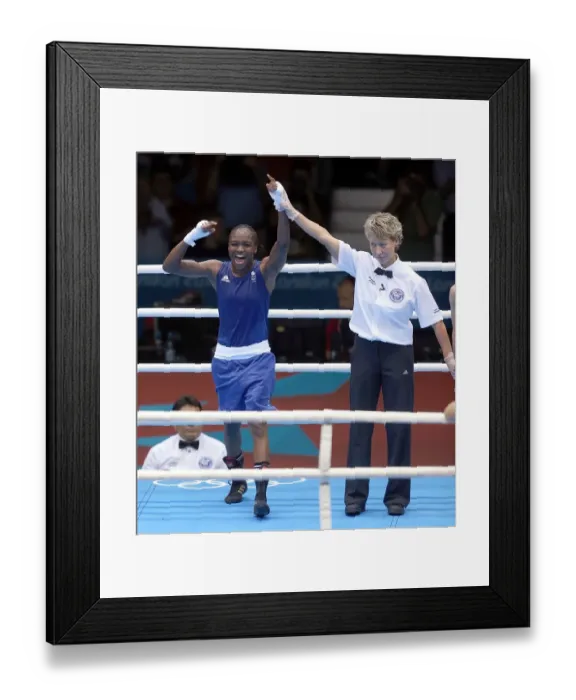Framed Print : Nicola Adams Takes Gold Framed Print : Nicola Adams Takes Gold
