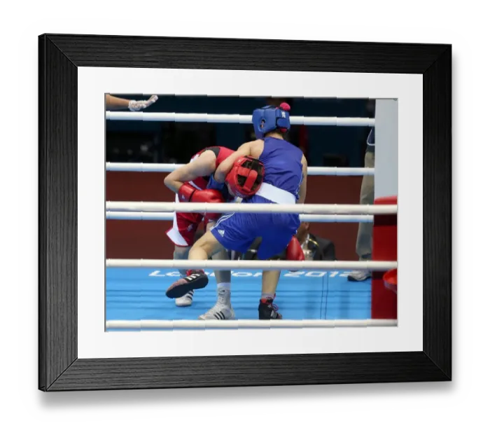 Framed Print : Katie Taylor & Sofya Ochigava Framed Print : Katie Taylor & Sofya Ochigava