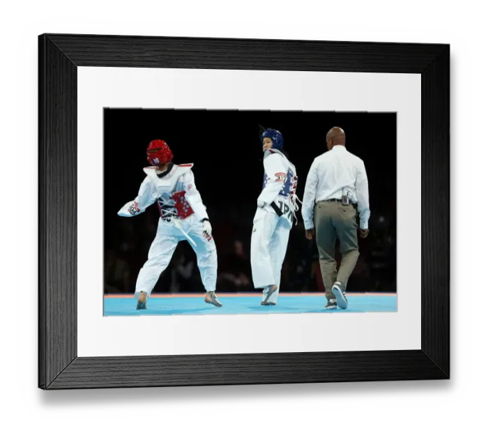 Framed Print : Jade Jones V Mayu Hamada Framed Print : Jade Jones V Mayu Hamada