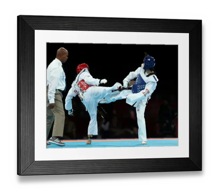 Framed Print : Jade Jones V Mayu Hamada Framed Print : Jade Jones V Mayu Hamada