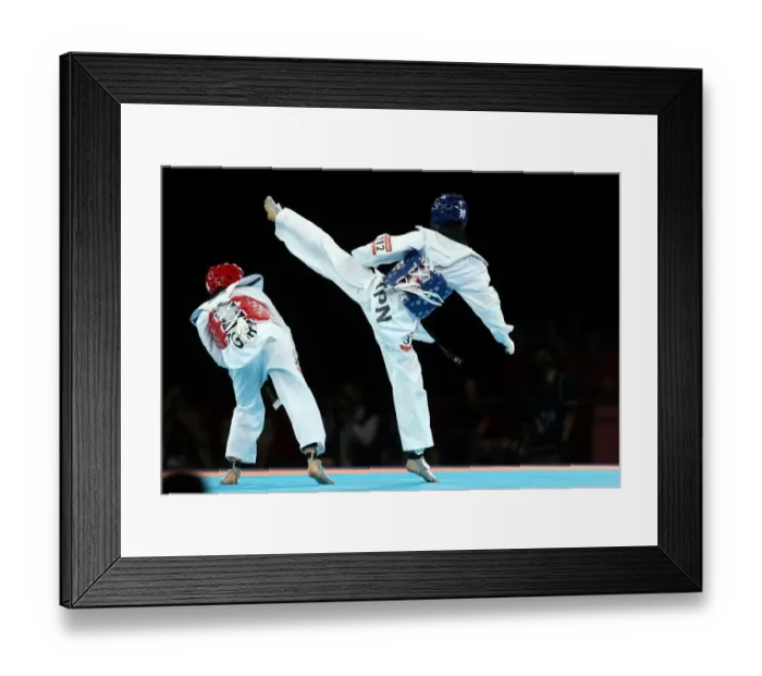 Framed Print : Jade Jones V Mayu Hamada Framed Print : Jade Jones V Mayu Hamada