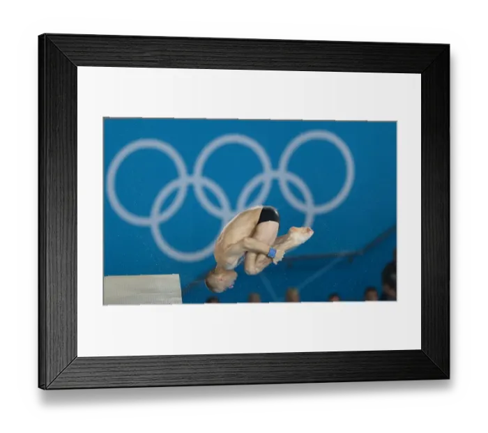 Framed Print : Yue Lin China London 2012 Olympic Games, Diving Framed Print : Yue Lin China London 2012 Olympic Games, Diving