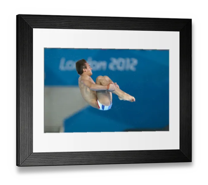 Framed Print : Tom Daley Great Britain London 2012 Olympic Games