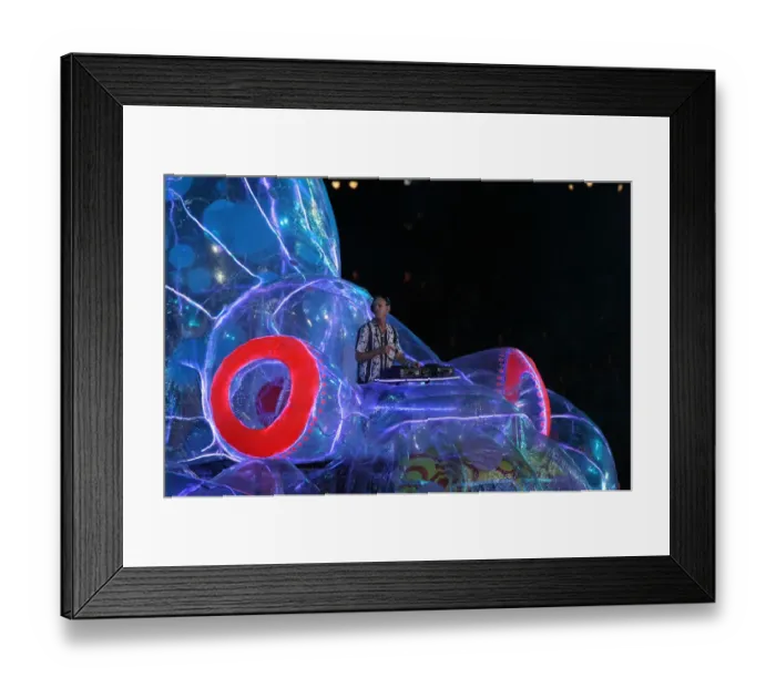 Framed Print : Dj Fatboy Slim (Norman Cook) Framed Print : Dj Fatboy Slim (Norman Cook)